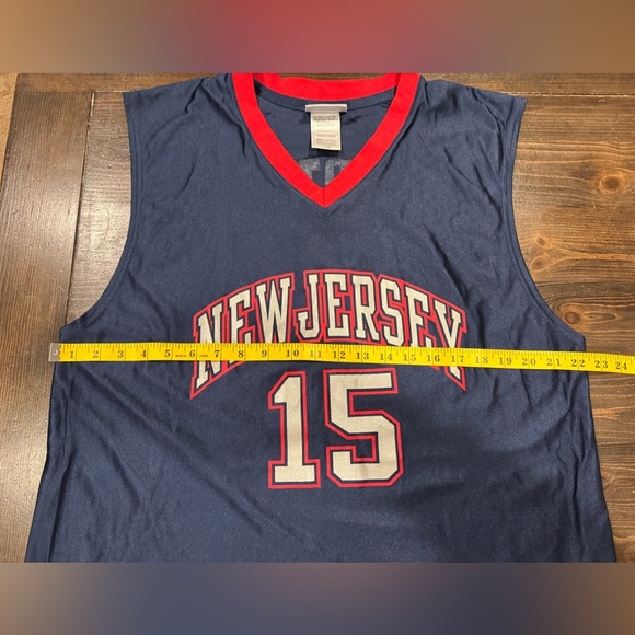 Vince Carter Reebok NBA New Jersey Nets Basketball Jersey - Picture 5 of 6